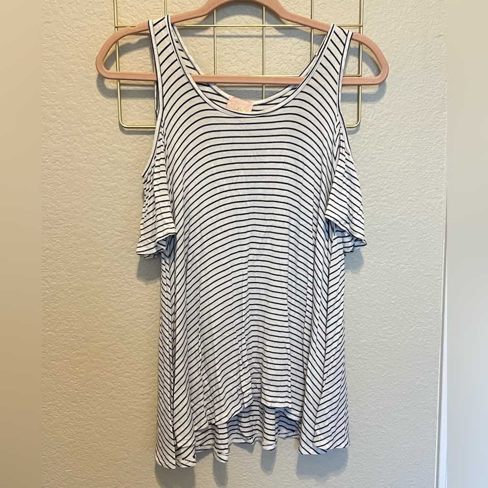 Madeline Sparklestein Cold Shoulder Blouse